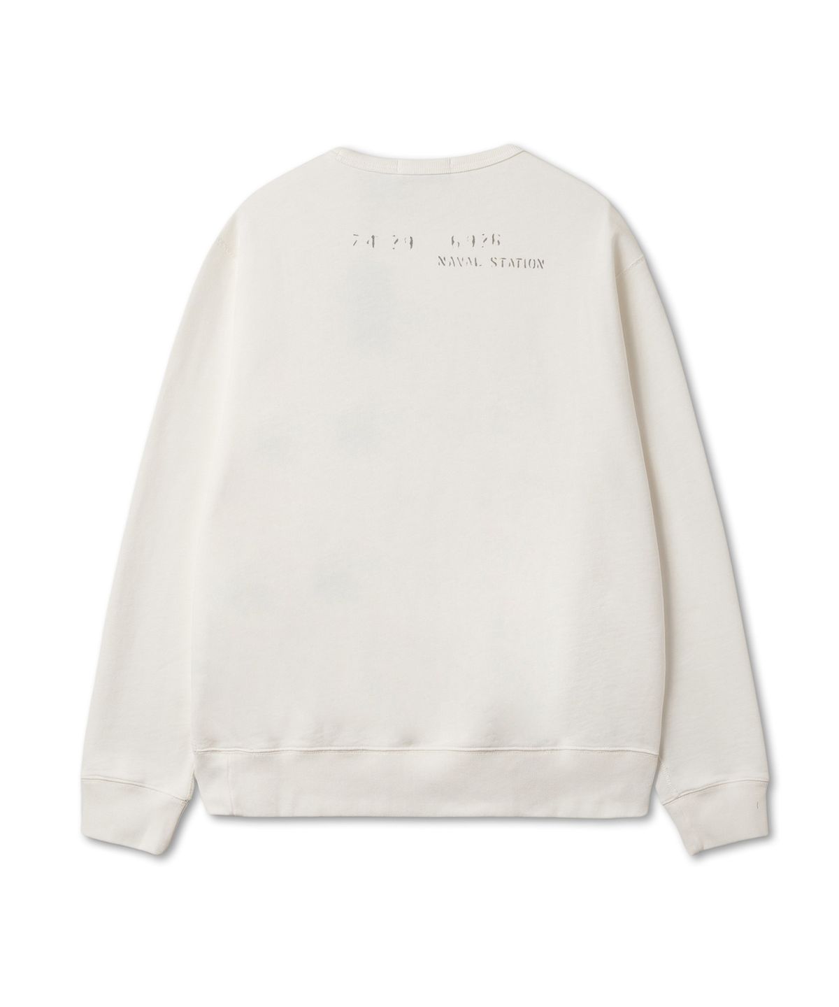 폴로 랄프 로렌(POLO RALPH LAUREN) 앵커 프린트 플리스 스웨트셔츠 - 화이트