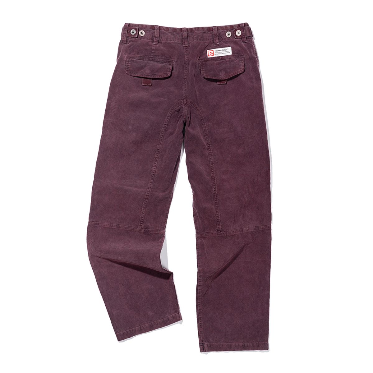엑스트라오디너리(EXTRAORDINARY) CORDUROY WS CARGO PANTS BURGUNDY
