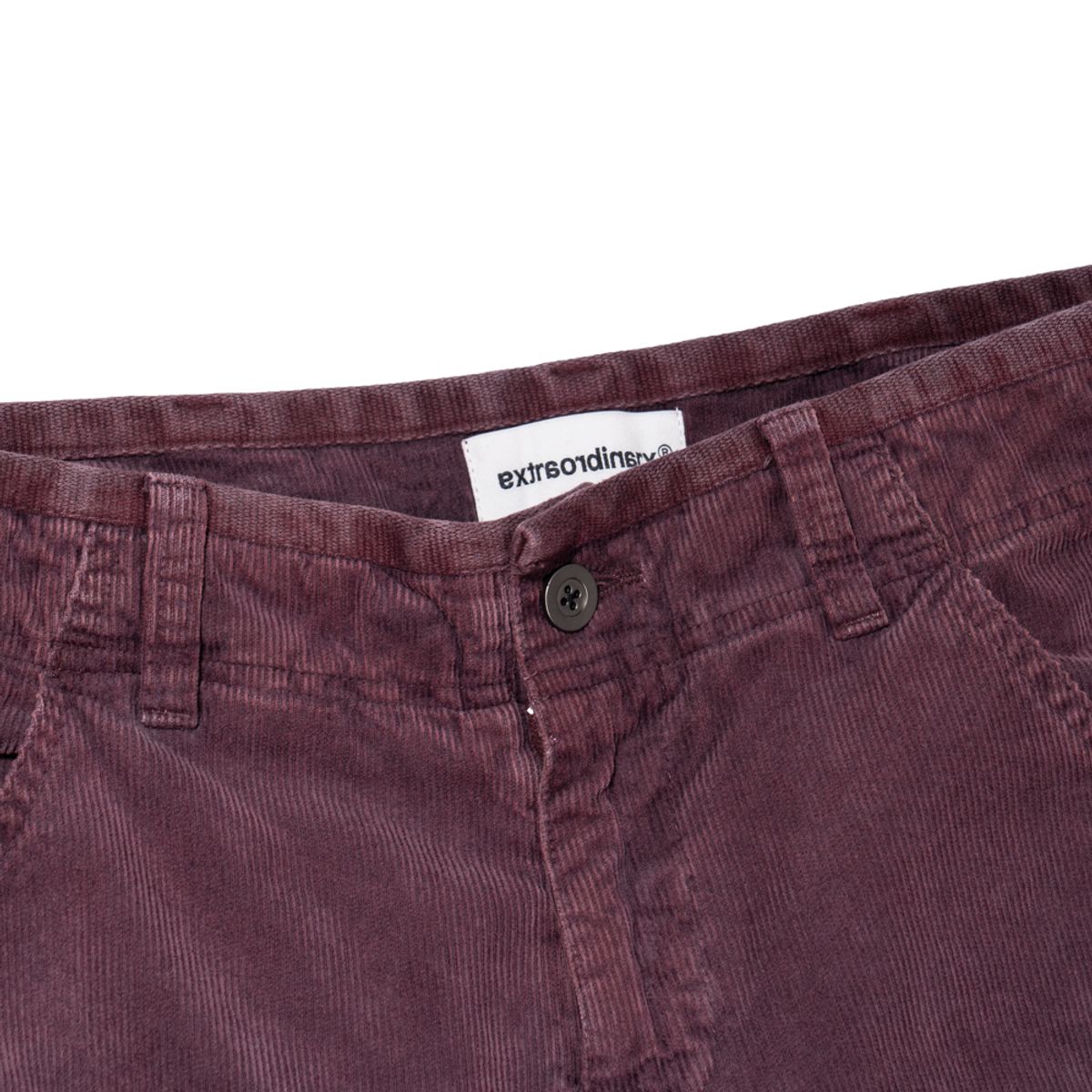 엑스트라오디너리(EXTRAORDINARY) CORDUROY WS CARGO PANTS BURGUNDY