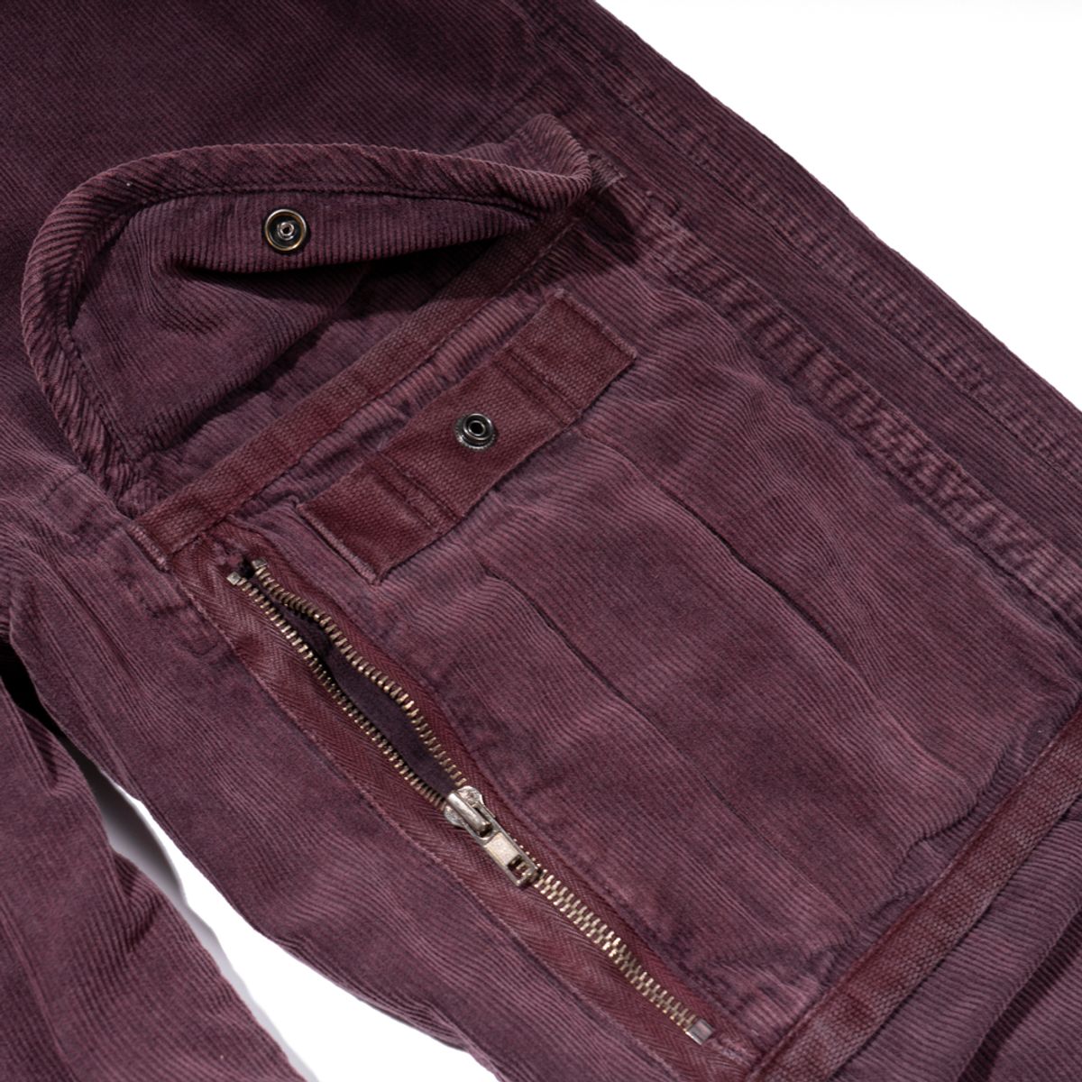 엑스트라오디너리(EXTRAORDINARY) CORDUROY WS CARGO PANTS BURGUNDY