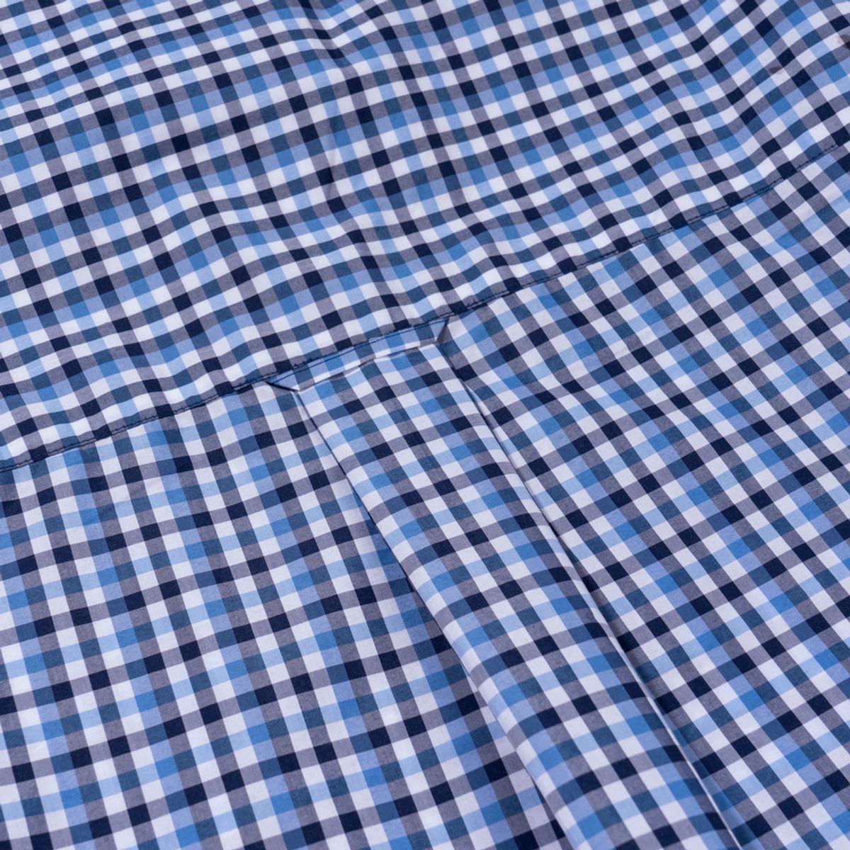 엑스트라오디너리(EXTRAORDINARY) OVER FIT CHECK SHIRT BLUE