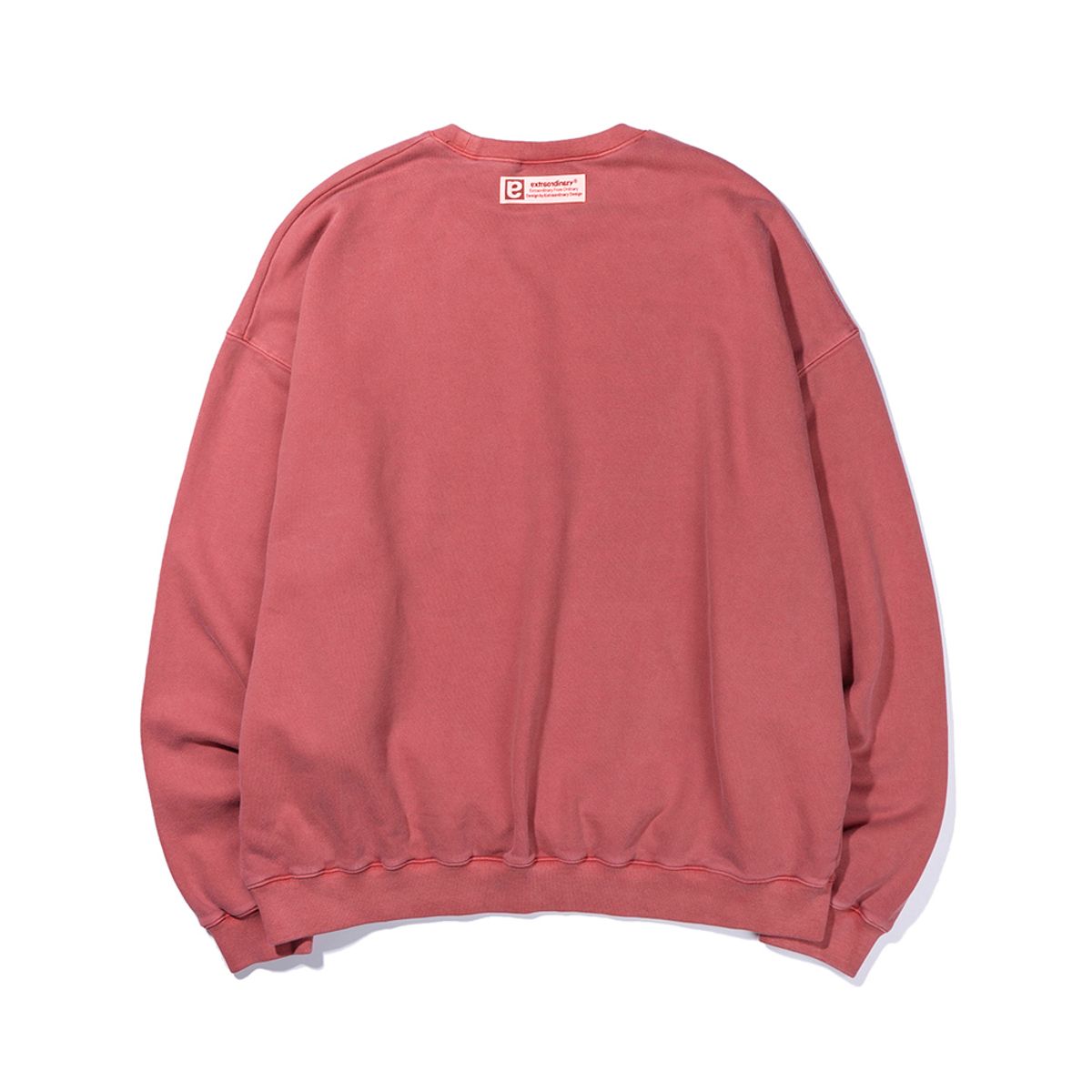 엑스트라오디너리(EXTRAORDINARY) ANGEL PIGMENT CREWNECK RED