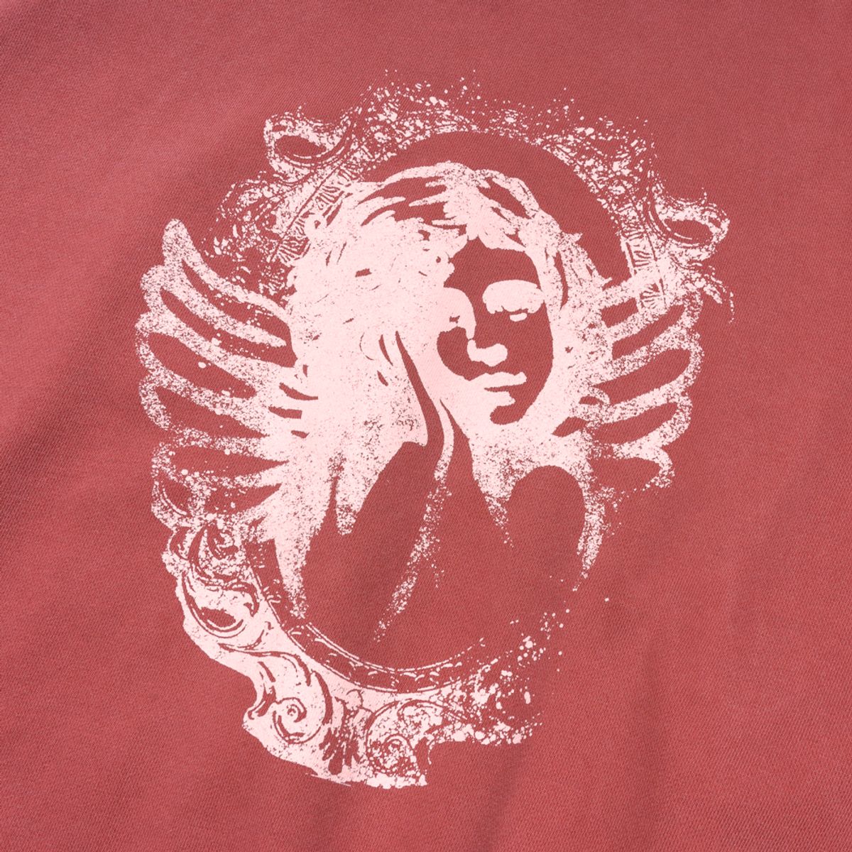 엑스트라오디너리(EXTRAORDINARY) ANGEL PIGMENT CREWNECK RED