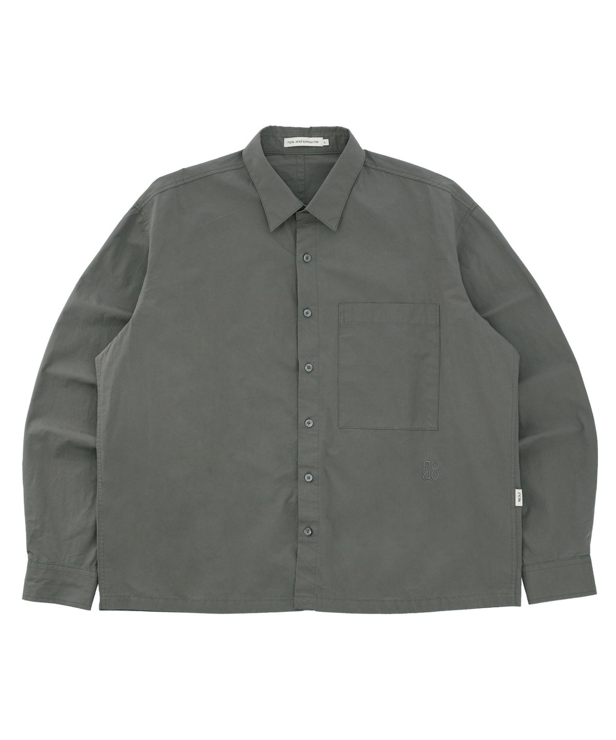 나우앤투모로우(NOWANDTOMORROW) CROP SHIRTS [5 COLOR]