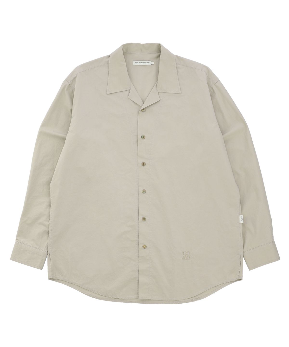 나우앤투모로우(NOWANDTOMORROW) OPEN COLLAR SHIRTS [3 COLOR] - 사이즈 & 후기 | 무신사