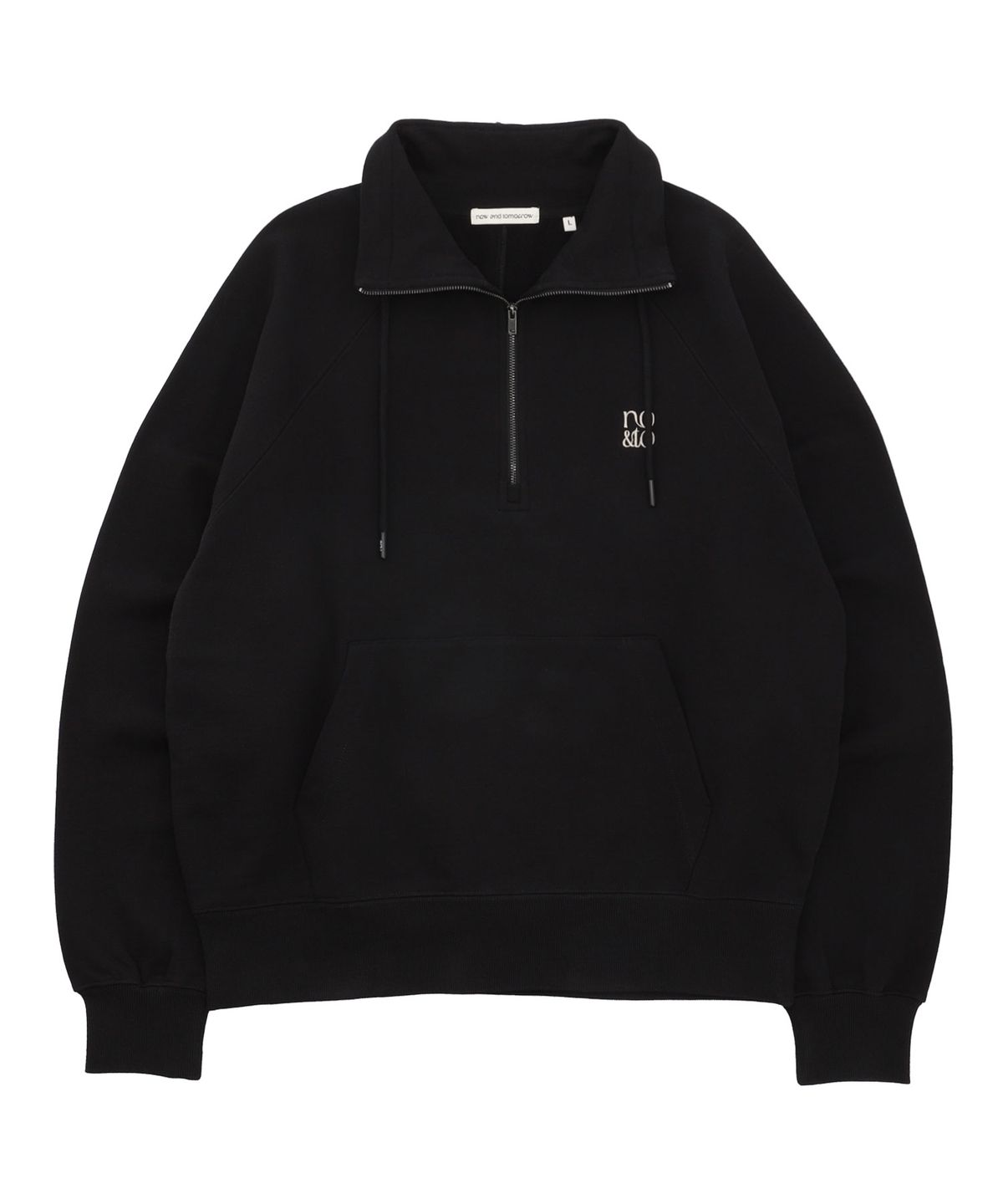 나우앤투모로우(NOWANDTOMORROW) SMALL LOGO HALF NECK MTM [2 COLOR]