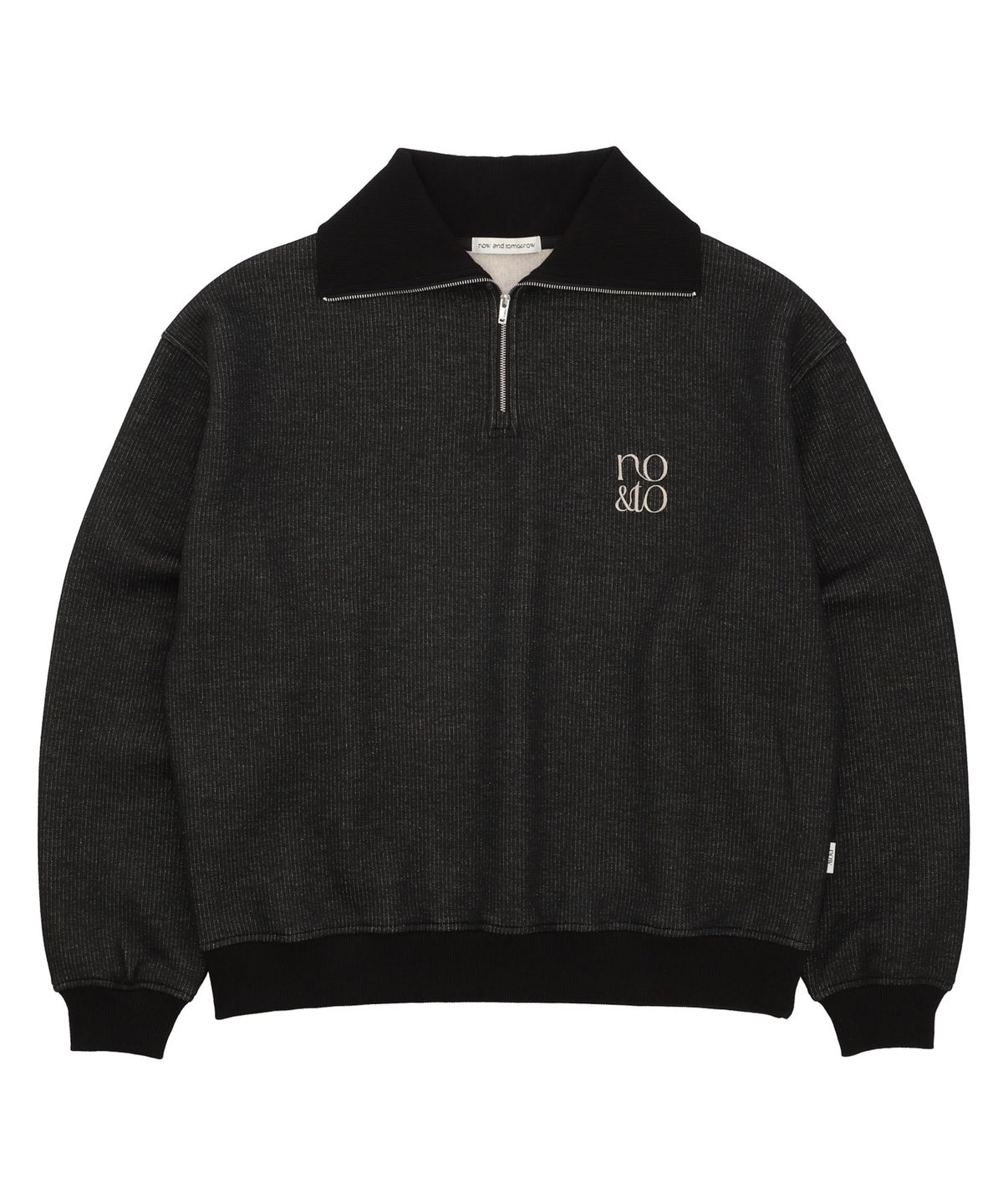 나우앤투모로우(NOWANDTOMORROW) COLLAR HALF ZIP-UP MTM [2 COLOR]