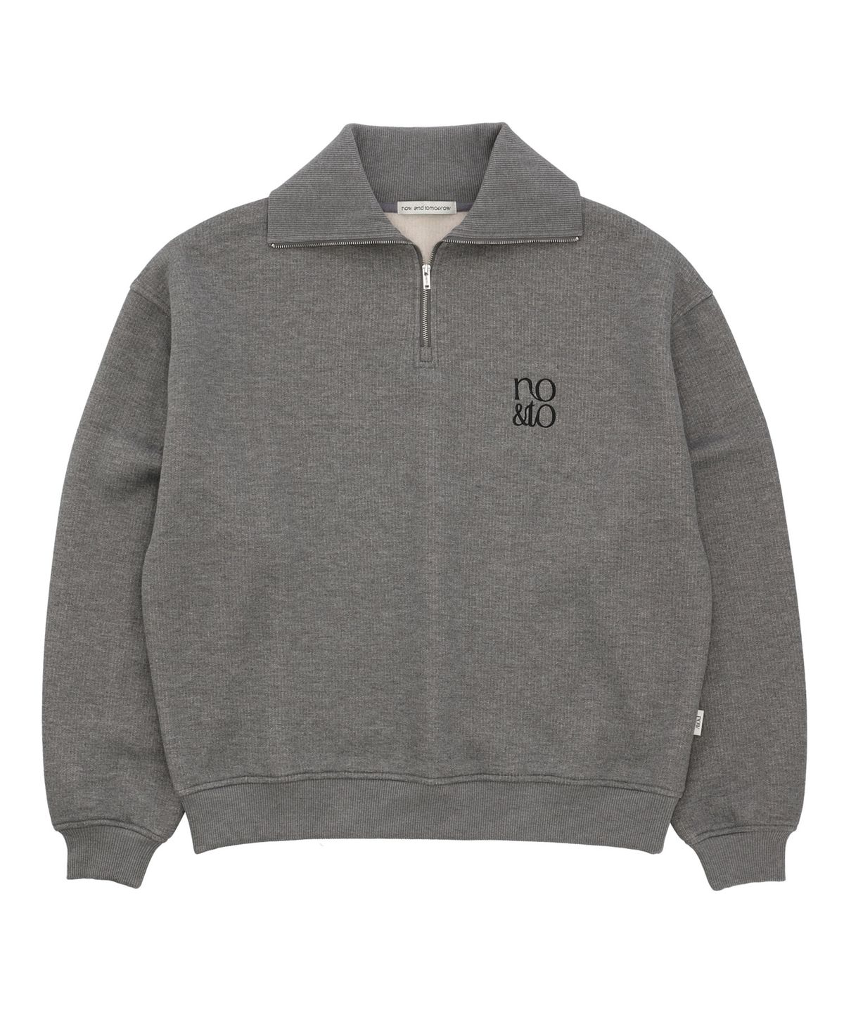 나우앤투모로우(NOWANDTOMORROW) COLLAR HALF ZIP-UP MTM [2 COLOR]