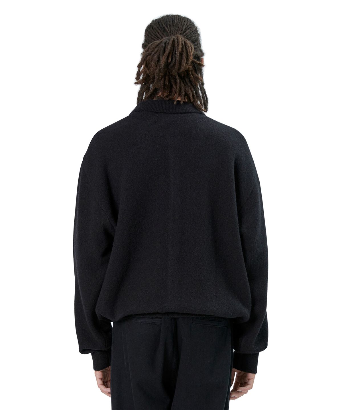 브라운야드(BROWNYARD) 21fw 카라 가디건, 블랙