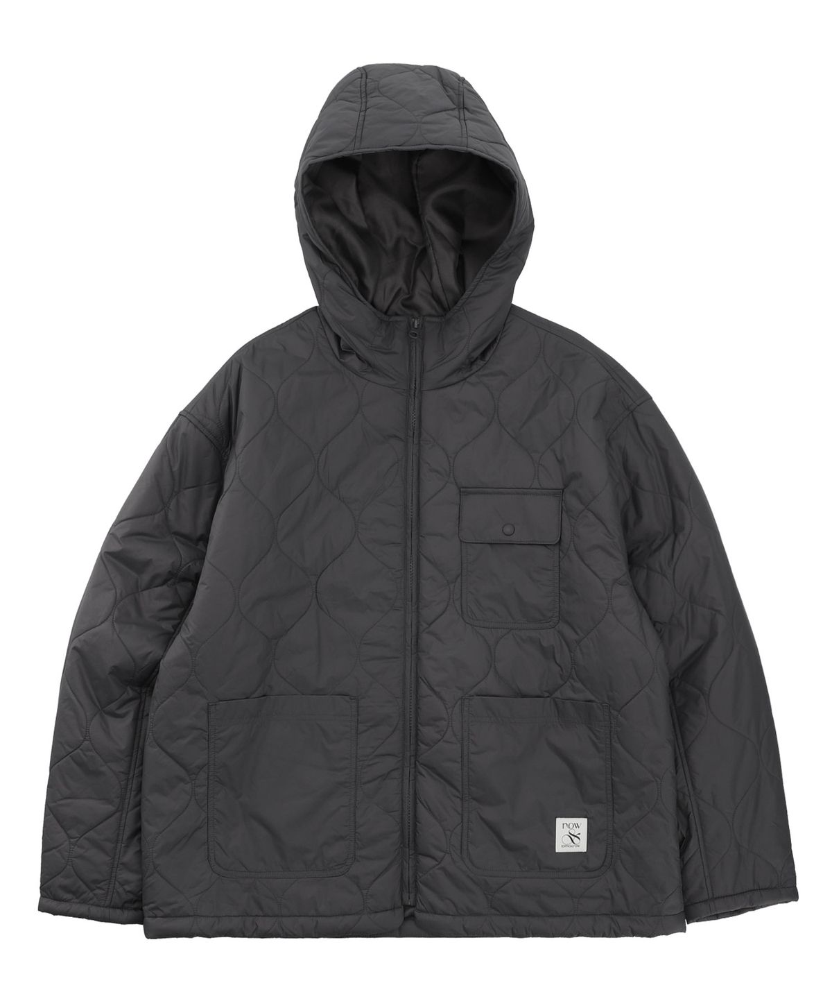 나우앤투모로우(NOWANDTOMORROW) QUILTING HOOD JUMPER [2 COLOR]