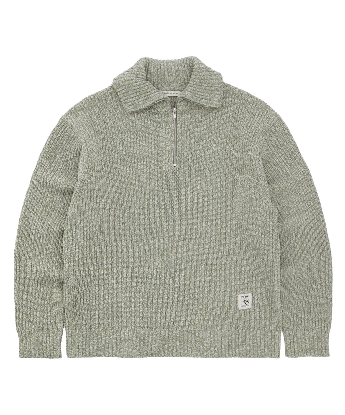 나우앤투모로우(NOWANDTOMORROW) HALF ZIP-UP PULLOVER [3 COLOR]
