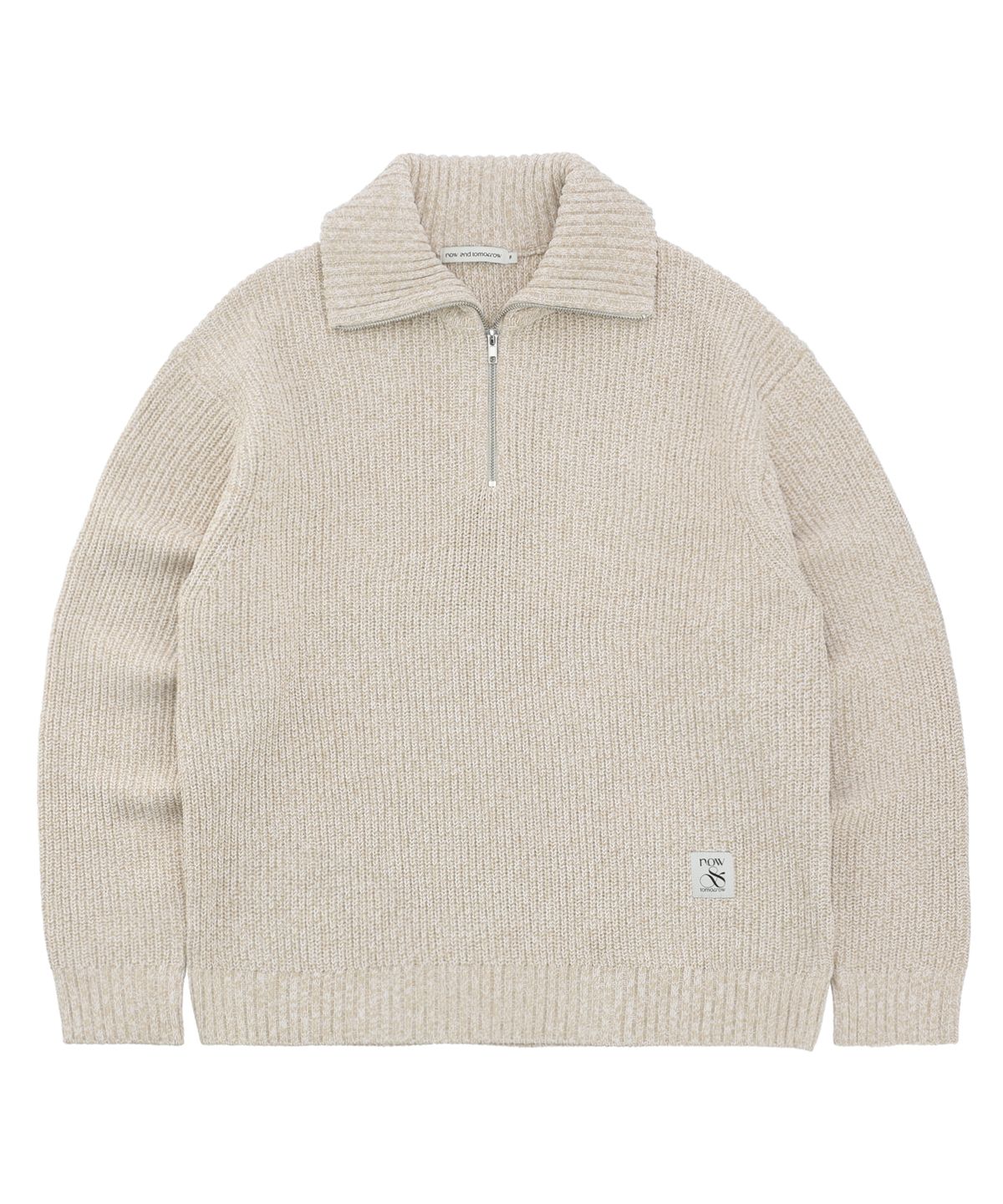 나우앤투모로우(NOWANDTOMORROW) HALF ZIP-UP PULLOVER [3 COLOR]