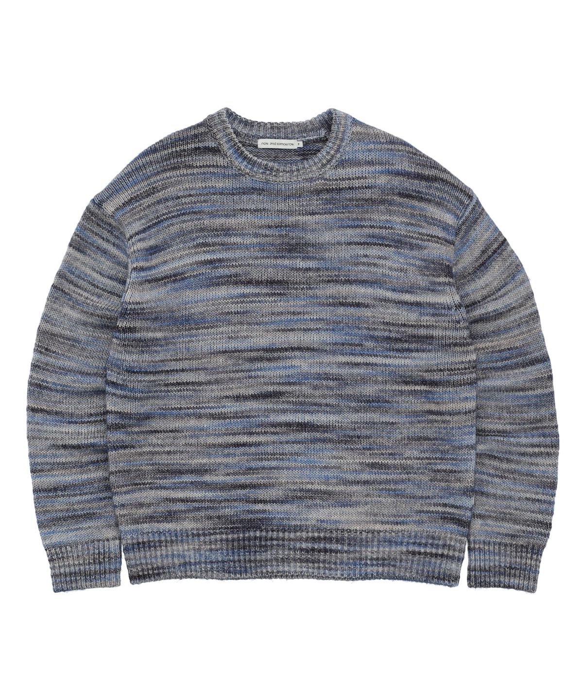 나우앤투모로우(NOWANDTOMORROW) COLOR MIX PULLOVER [2 COLOR]