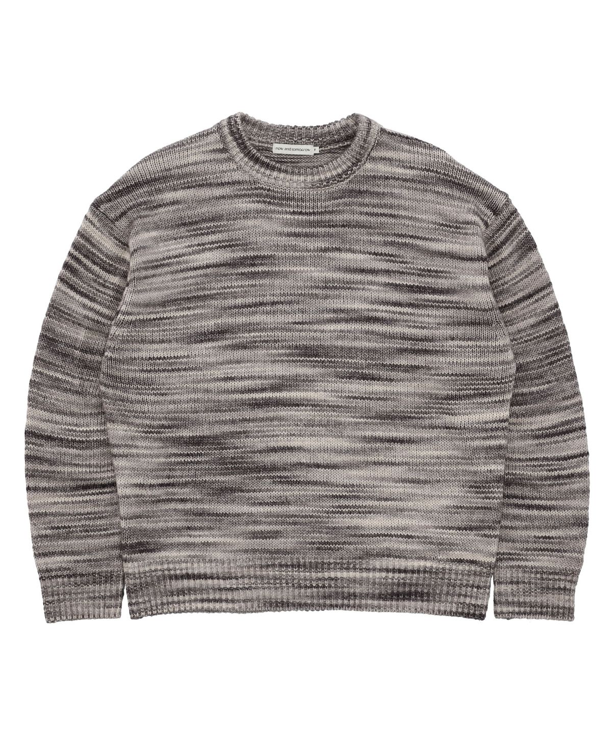 나우앤투모로우(NOWANDTOMORROW) COLOR MIX PULLOVER [2 COLOR]