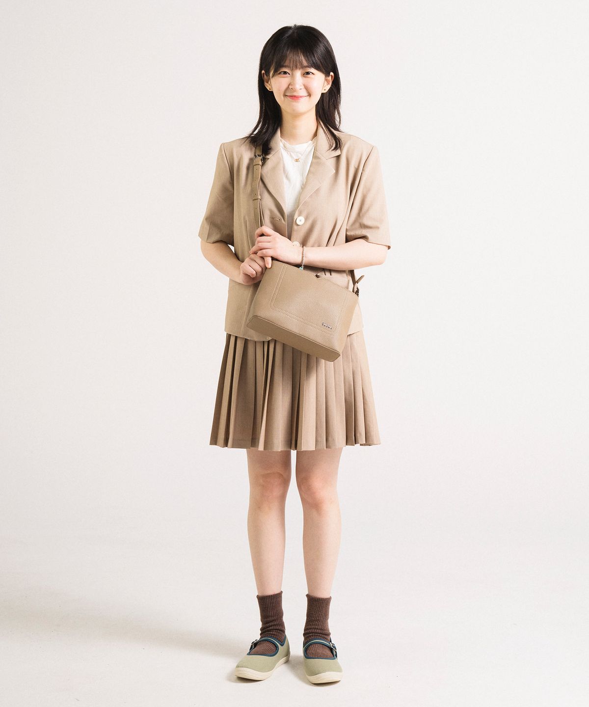 스코노(SKONO) 미니멀스퀘어미니(카키)