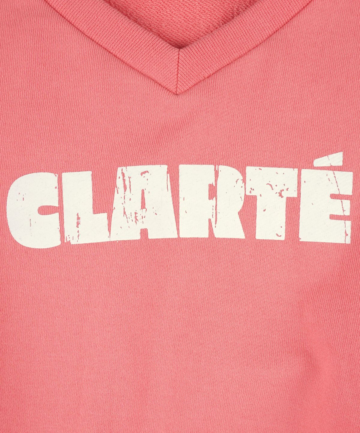 로시로우(LOSSYROW) Lossy  Line Point V-Neck Sweatshirt_pink