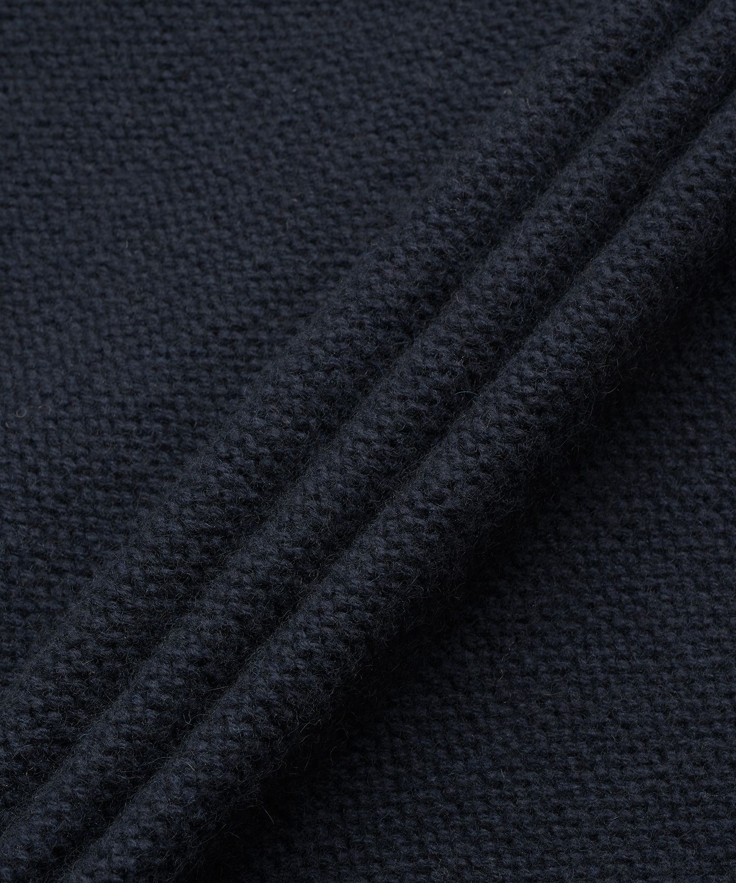 MUSINSA | S MAX MARA Anime Cable Knit Hood - Night Blue