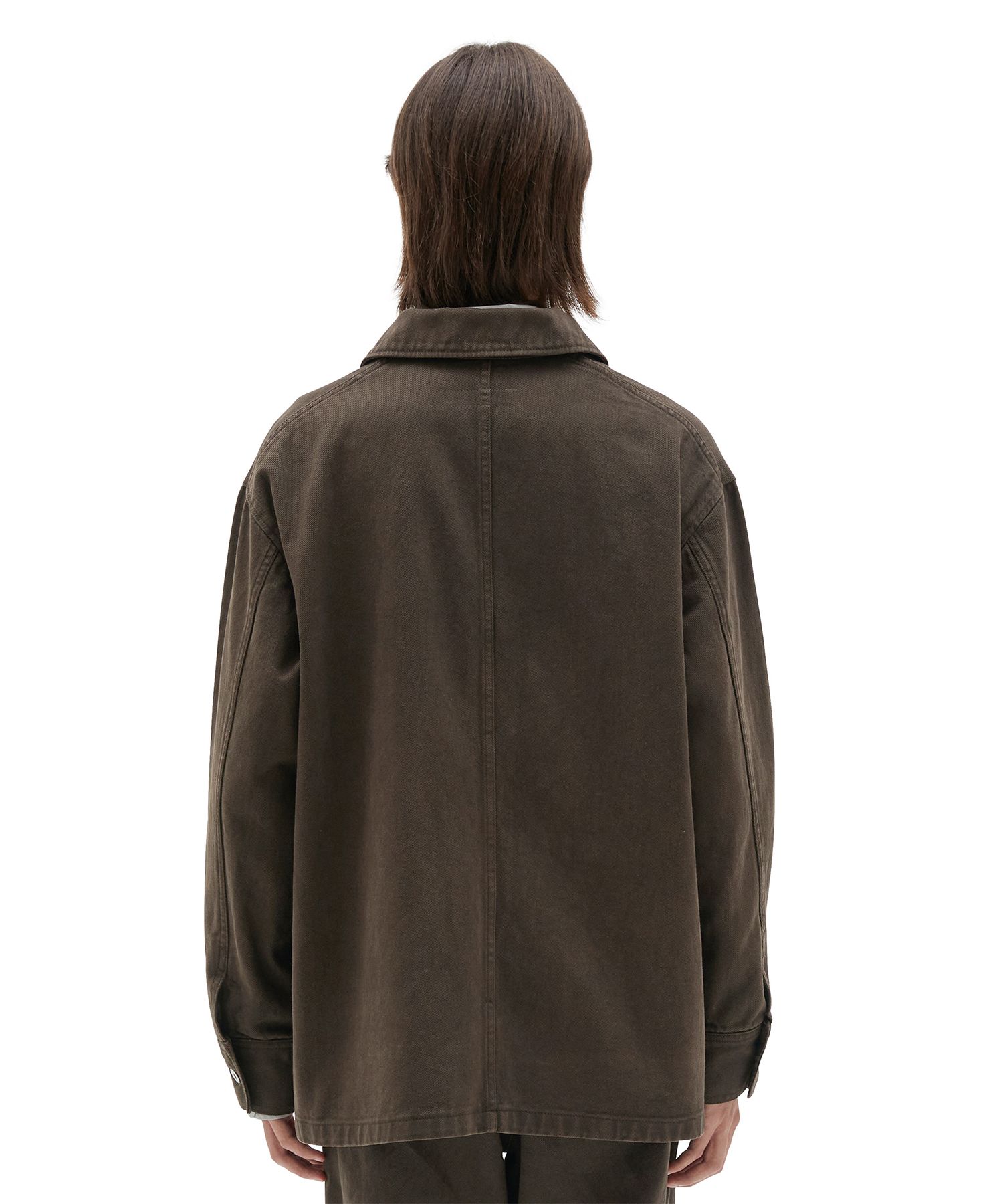 MUSINSA公式 | BROWNYARD フレンチワークジャケット、ダークブラウン