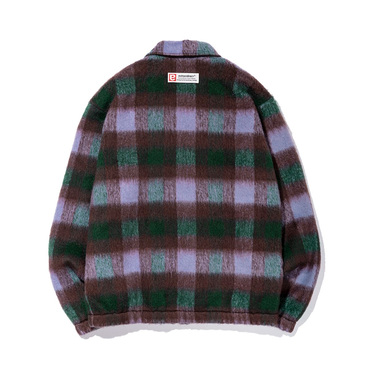 엑스트라오디너리(EXTRAORDINARY) CHECK BLOUSON PURPLE
