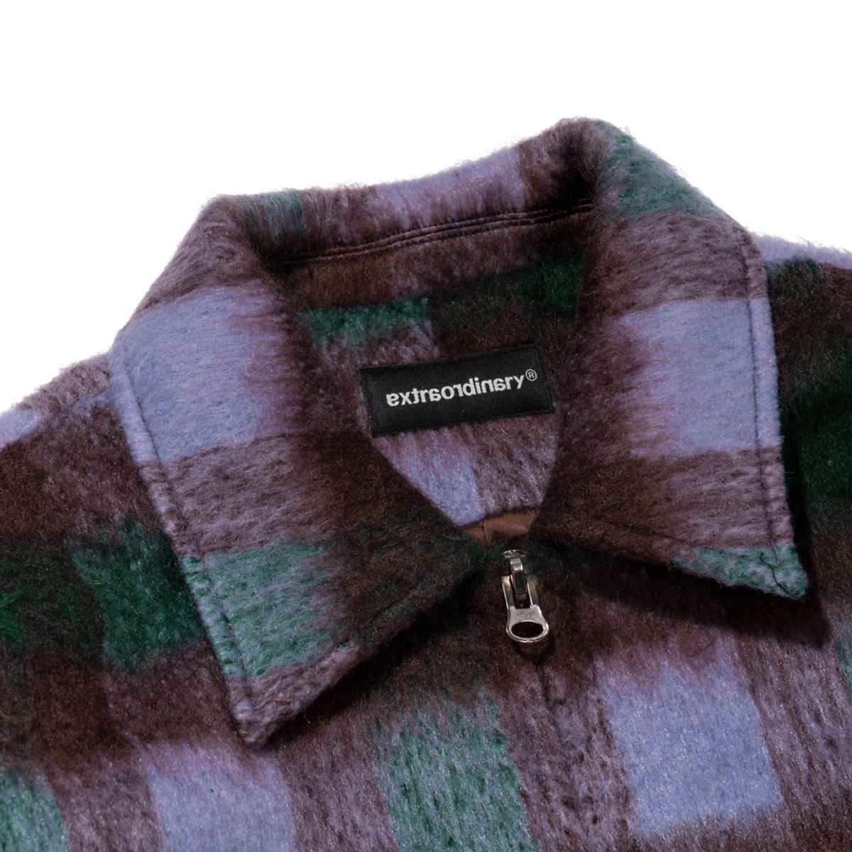 엑스트라오디너리(EXTRAORDINARY) CHECK BLOUSON PURPLE