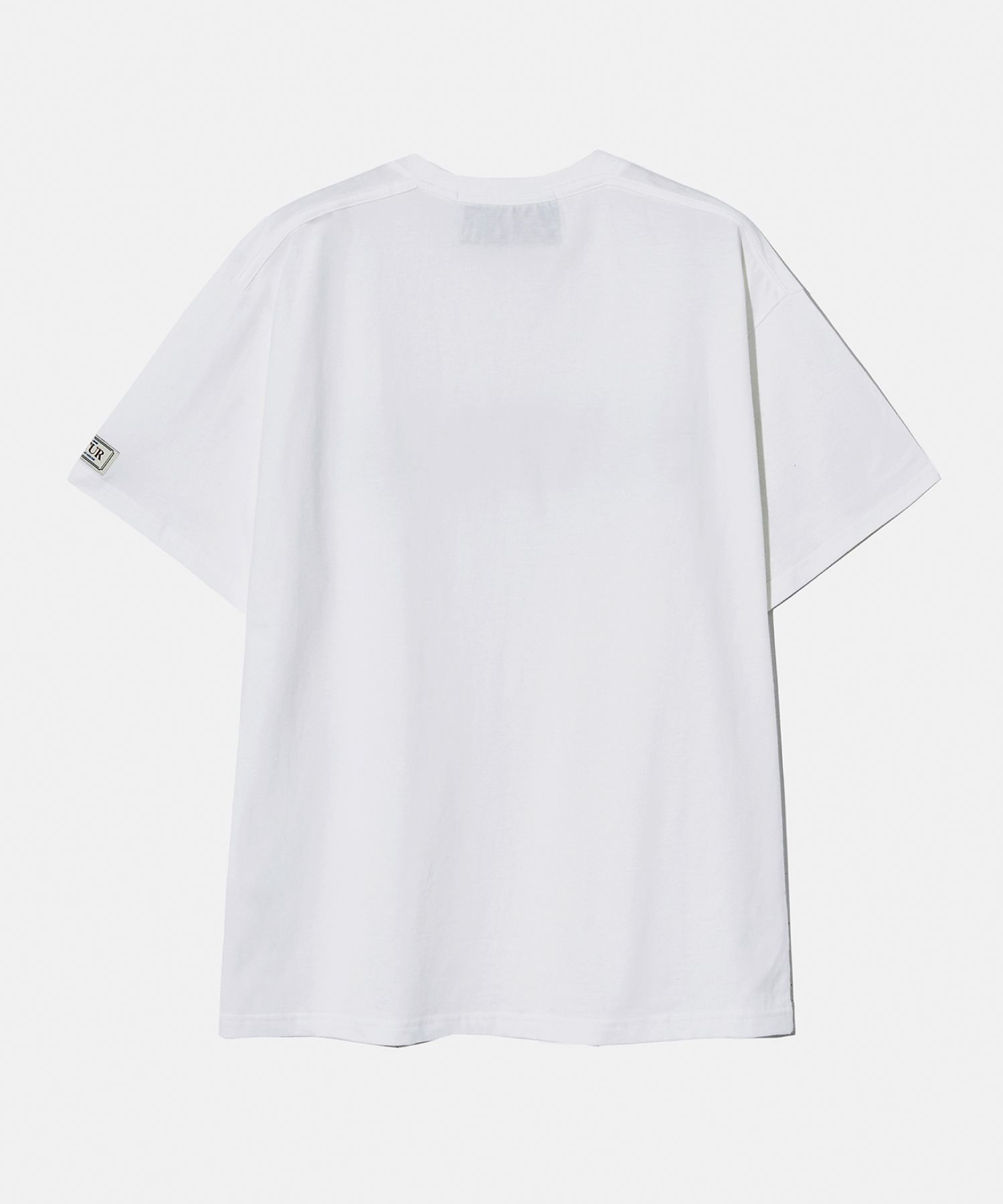 【SATUR】 Classic Small Logo Short Sleeve T-Shirt White MUSINSA | SATUR Classic Letter Logo Short Sleeve T-Shirt