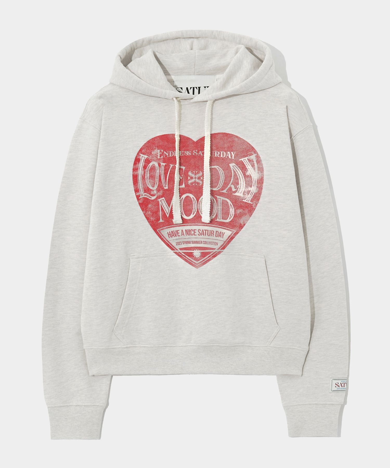 MUSINSA公式 | SATUR Saturday Retro Mood Graphic Hooded