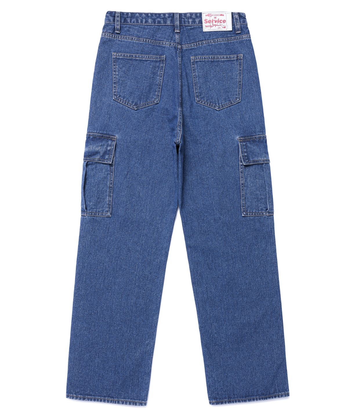 이스트서비스샵(eastserviceshop) Cargo Semi Denim Pants - M/Blue