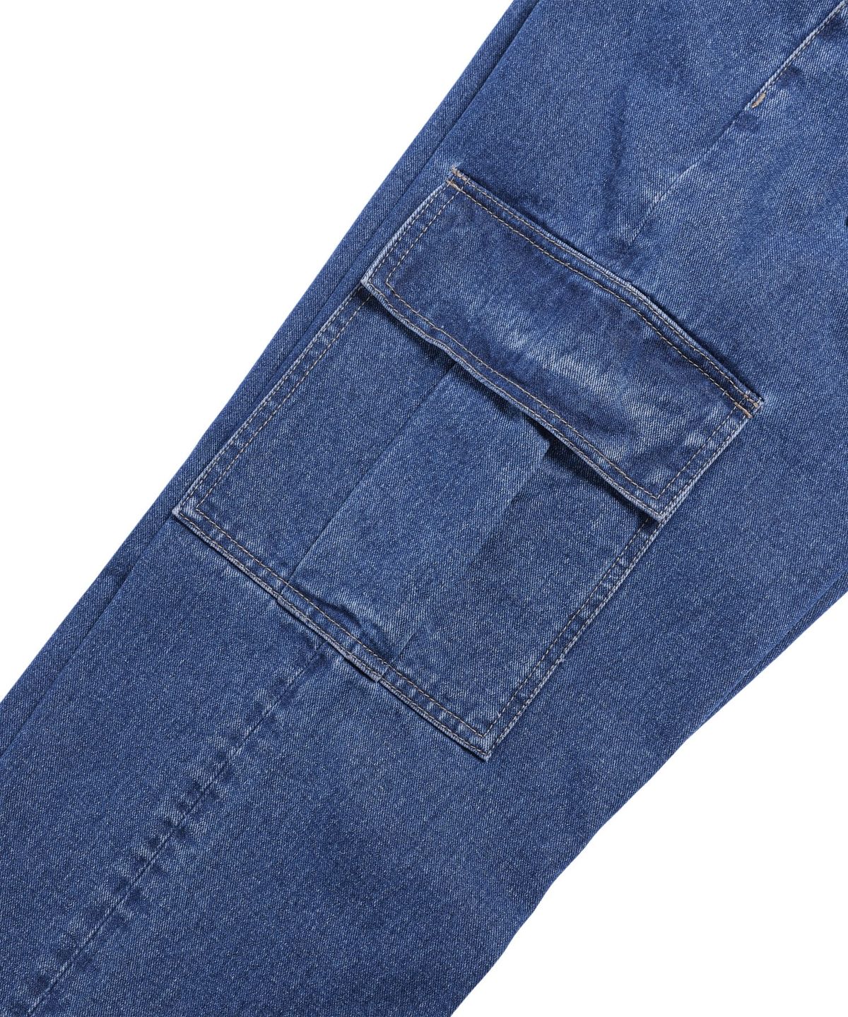 이스트서비스샵(eastserviceshop) Cargo Semi Denim Pants - M/Blue