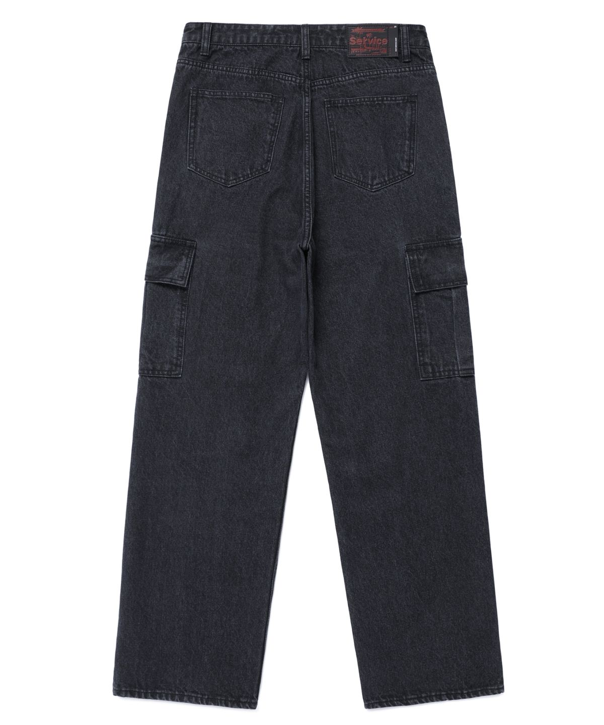 이스트서비스샵(eastserviceshop) Cargo Semi Denim Pants - Black