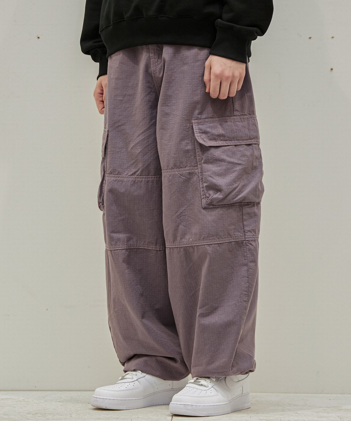 이스트서비스샵(eastserviceshop) Ballon Dyed Cargo Pants - Purple