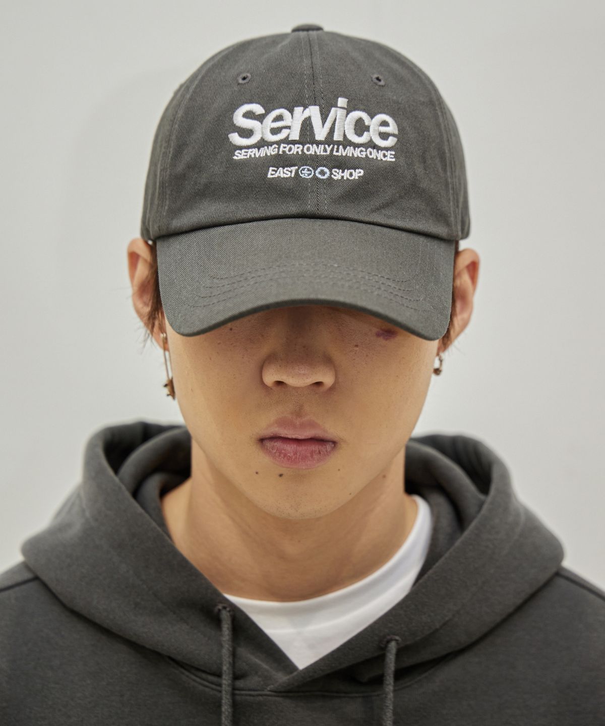 이스트서비스샵(eastserviceshop) First Service Cap - Charcoal