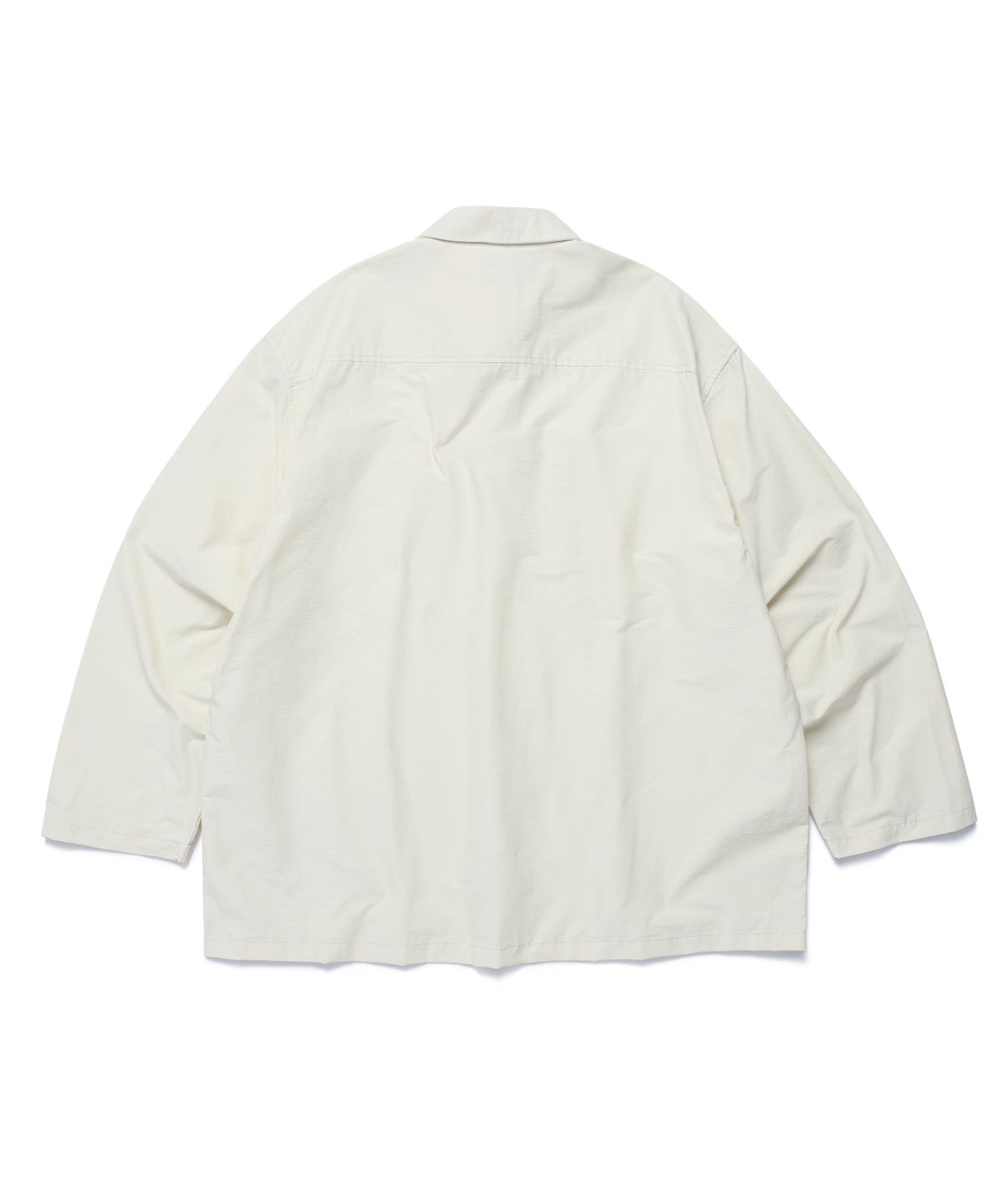 이스트서비스샵(eastserviceshop) Side Pocket Long Shirt - Off White