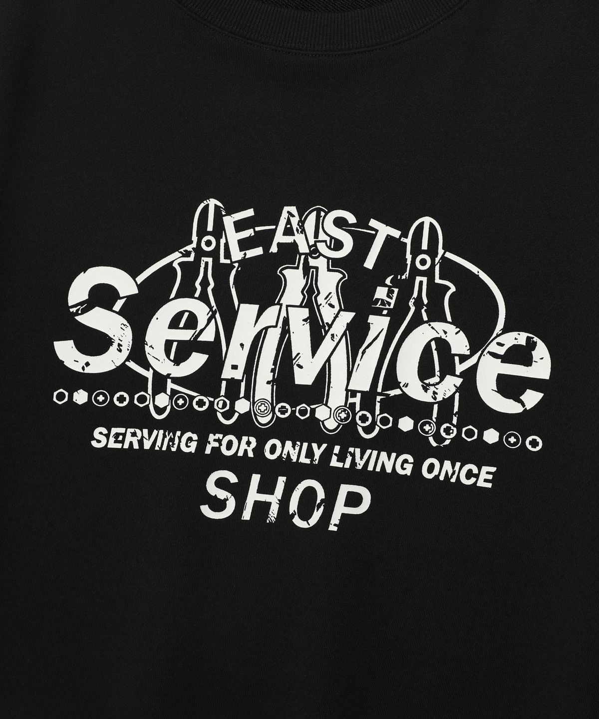 이스트서비스샵(eastserviceshop) Tool Graphic Sweatshirt - Black