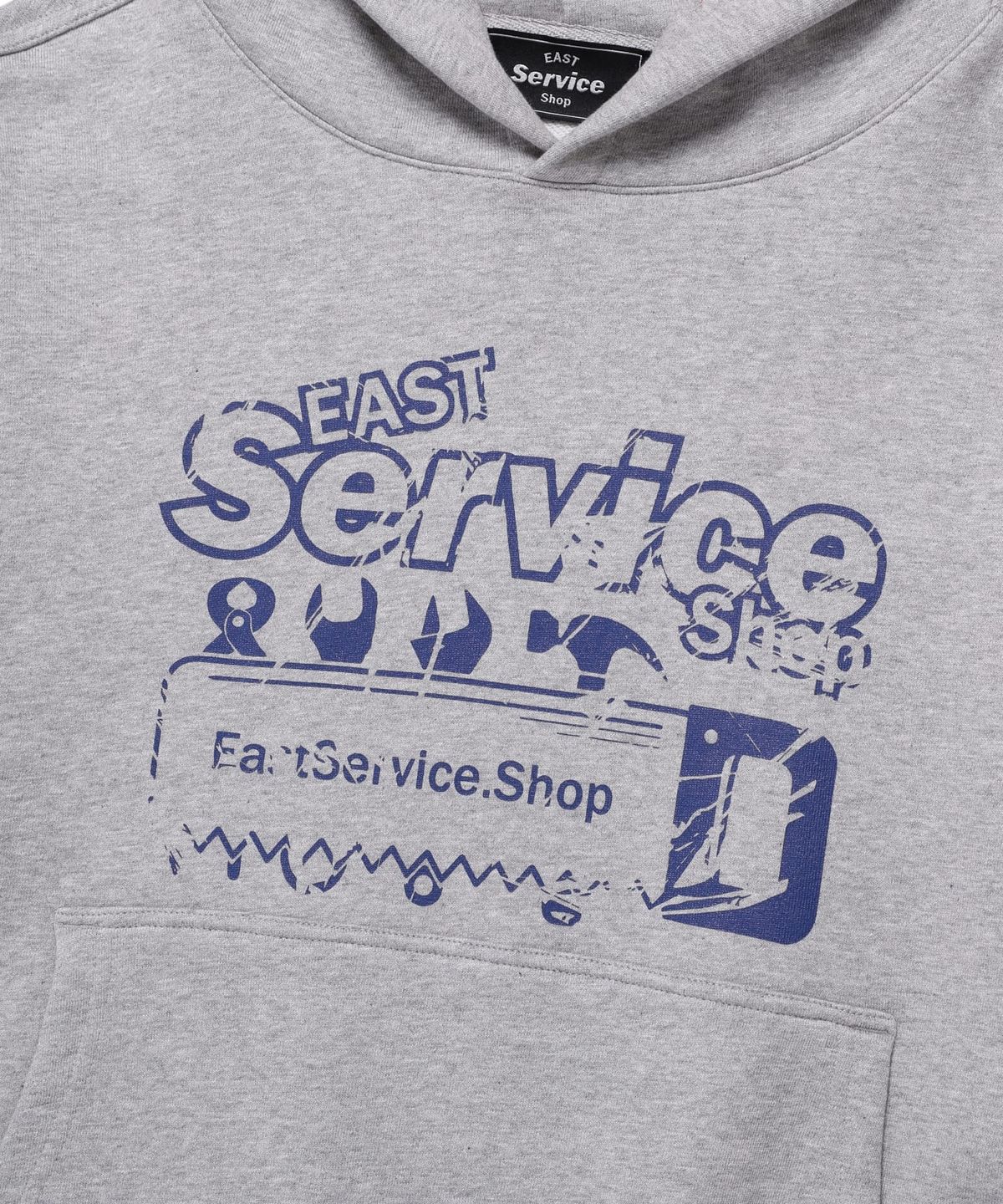 이스트서비스샵(eastserviceshop) Tool Graphic Hoodie - Melange Grey