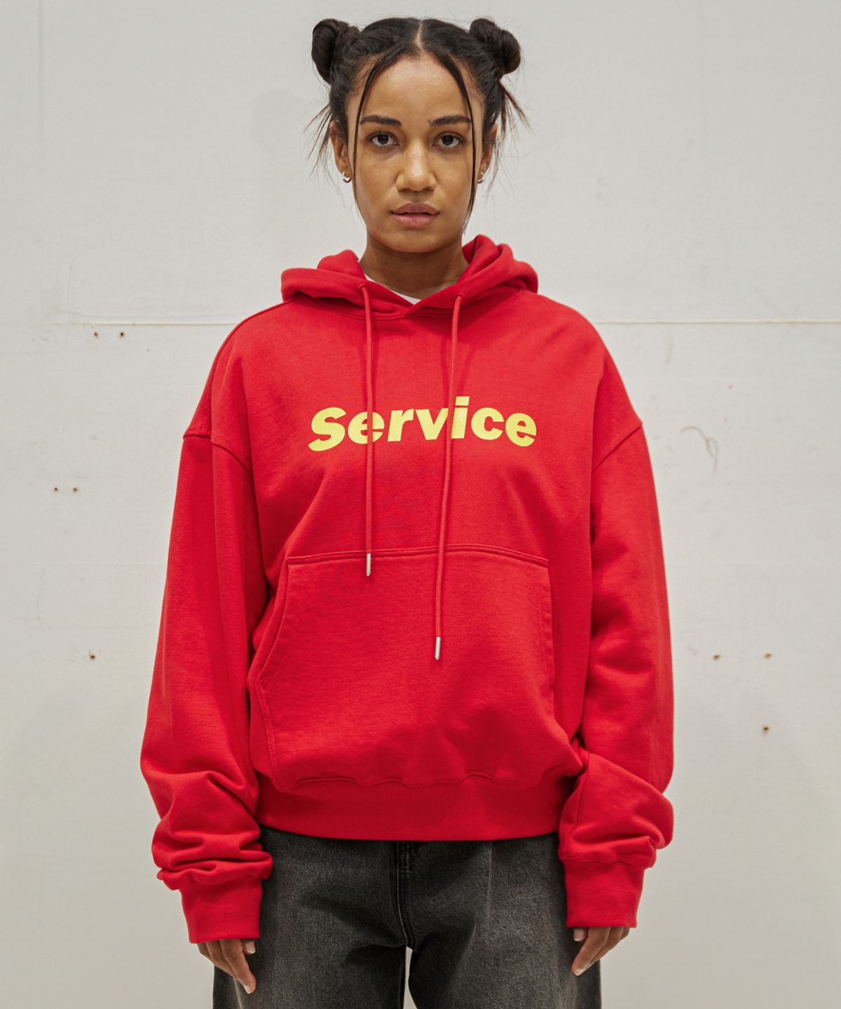 이스트서비스샵(eastserviceshop) Symbol Hoodie - Red