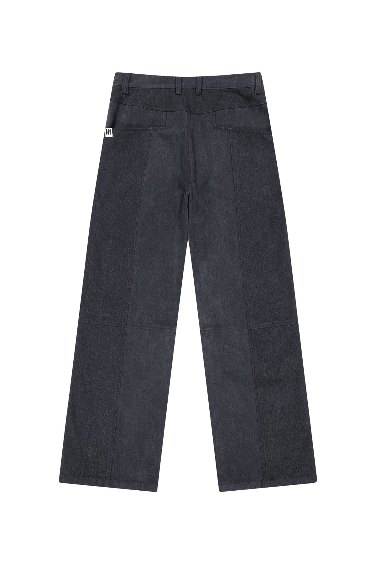 메아(MEA) RECONSTRUCTION DENIM PANTS [BLACK]