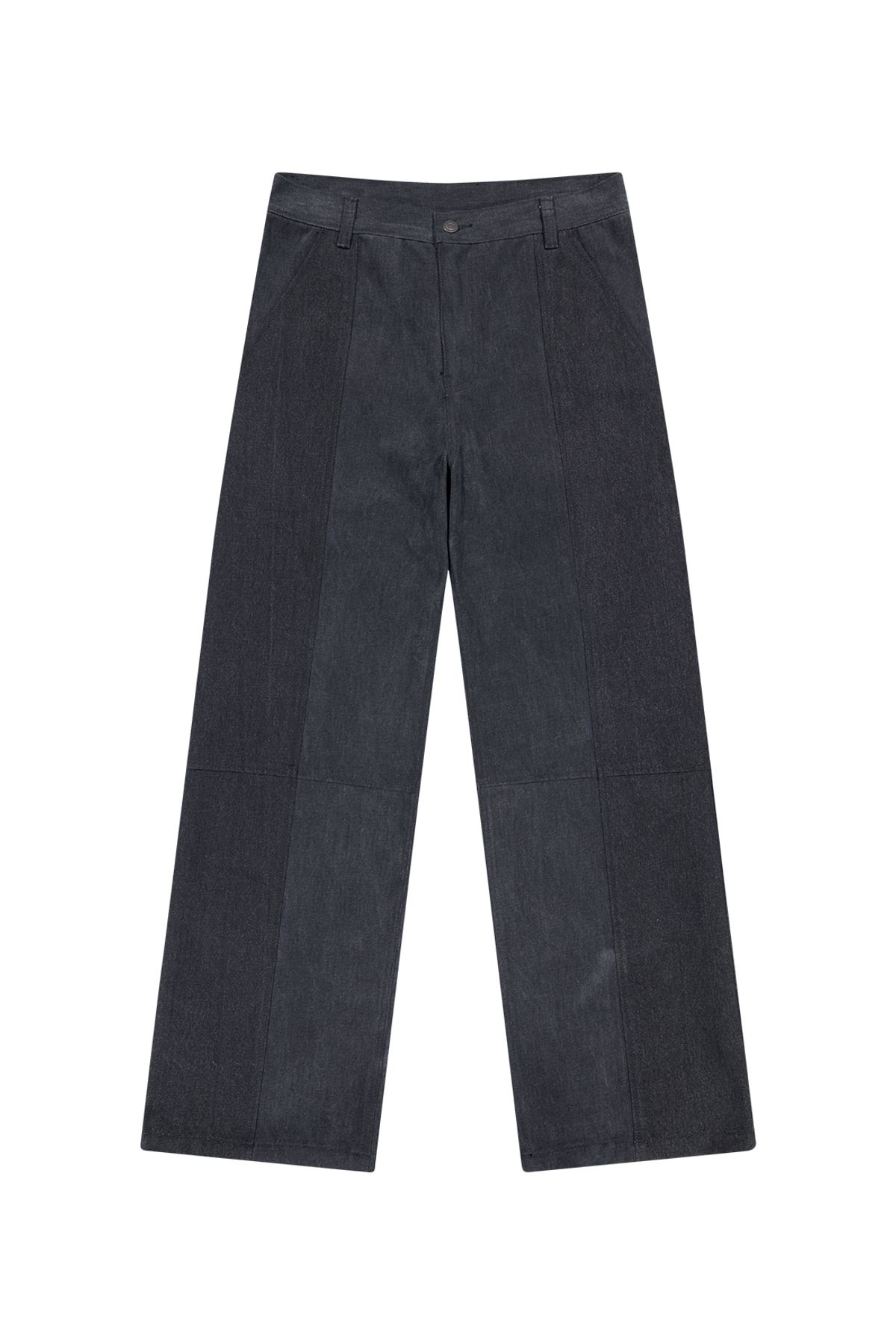 메아(MEA) RECONSTRUCTION DENIM PANTS [BLACK]