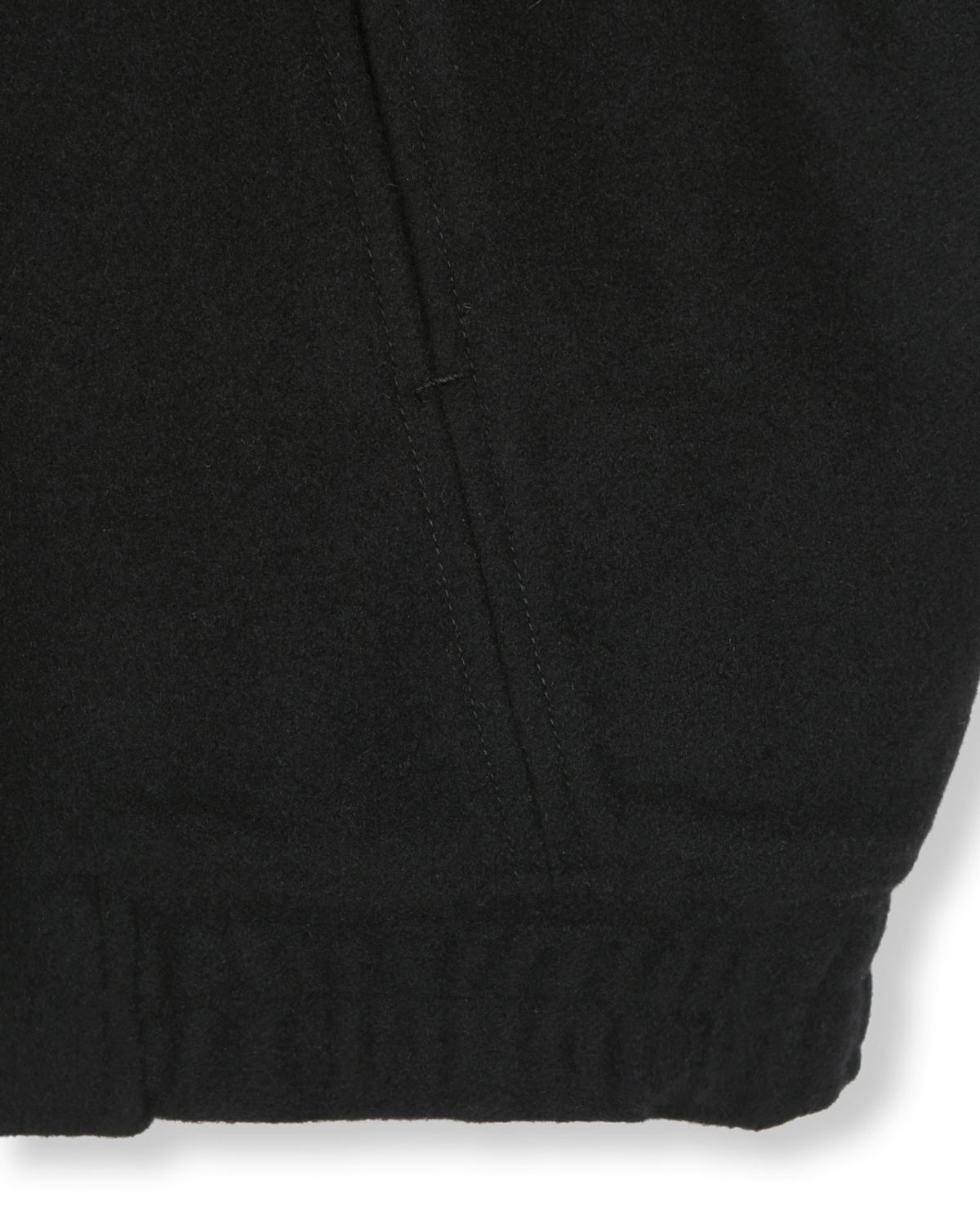 비슬로우(BESLOW) WOOL WIDE COLLAR HARRINGTON JACKET BLACK