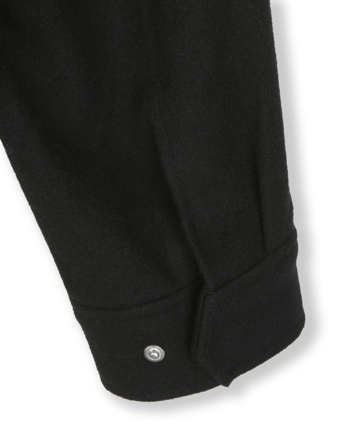 비슬로우(BESLOW) WOOL WIDE COLLAR HARRINGTON JACKET BLACK