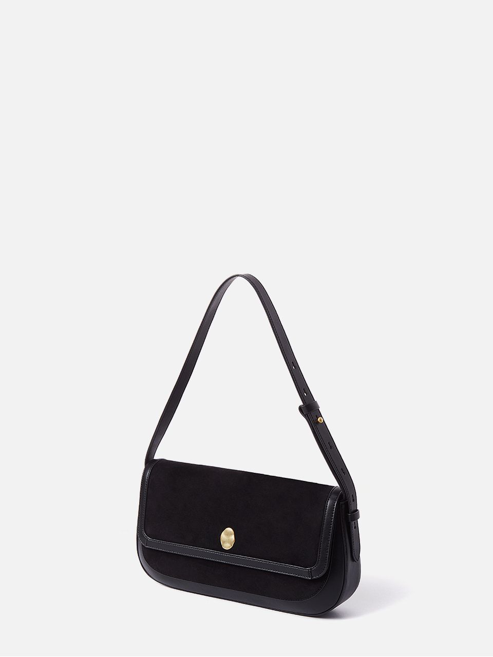 MUSINSA | OSTKAKA Cadelle Baguette Suede Black