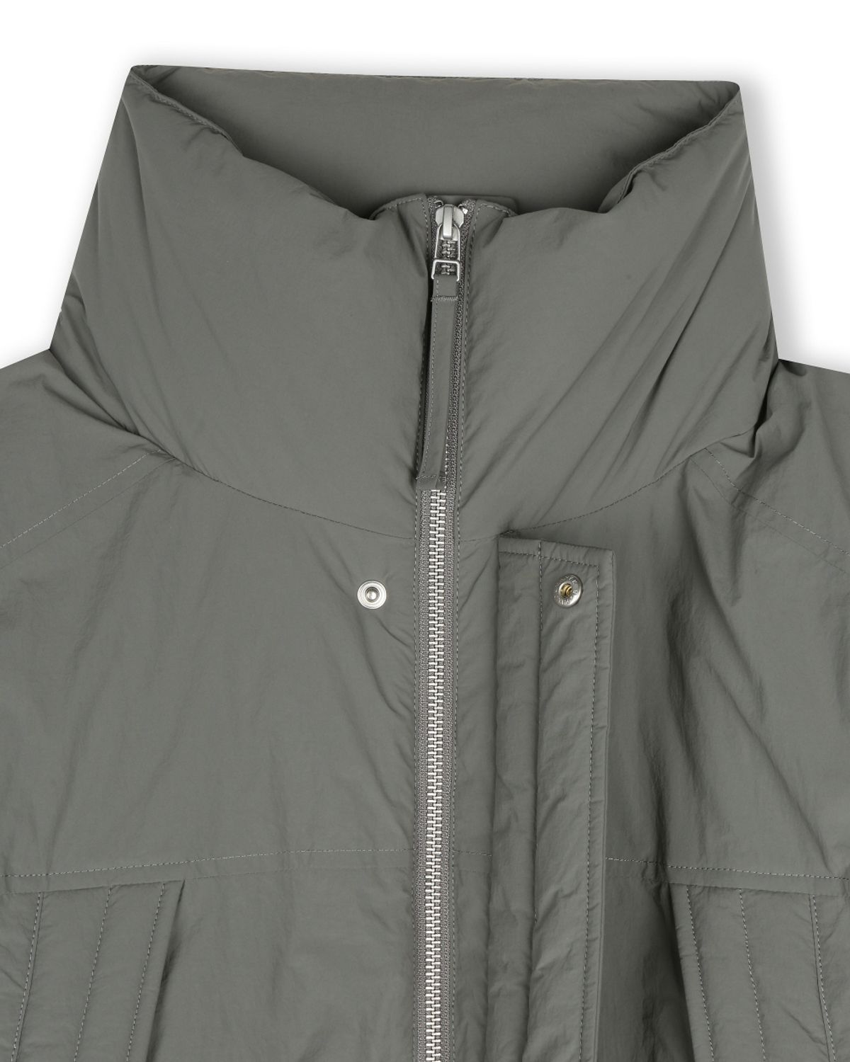 비슬로우(BESLOW) DETACHABLE MONSTER SHORT DOWN PARKA KHAKI
