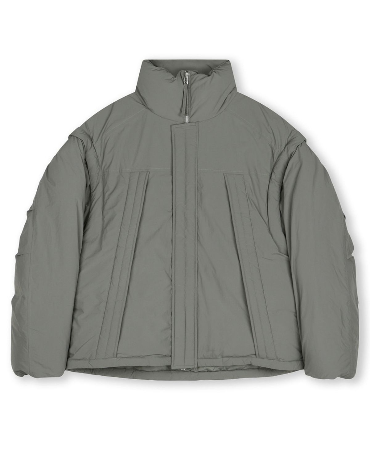 비슬로우(BESLOW) DETACHABLE MONSTER SHORT DOWN PARKA KHAKI
