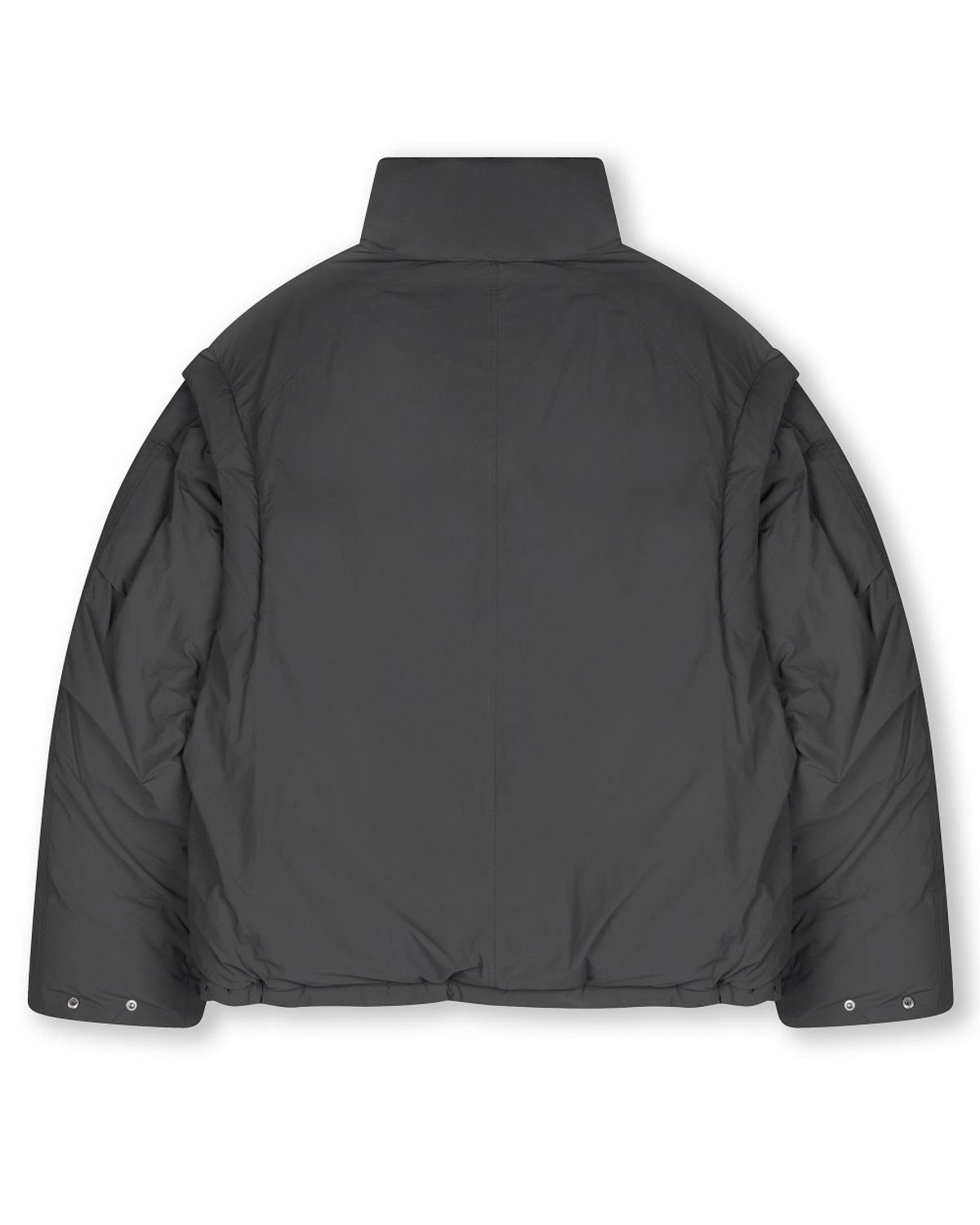비슬로우(BESLOW) DETACHABLE MONSTER SHORT DOWN PARKA CHARCOAL