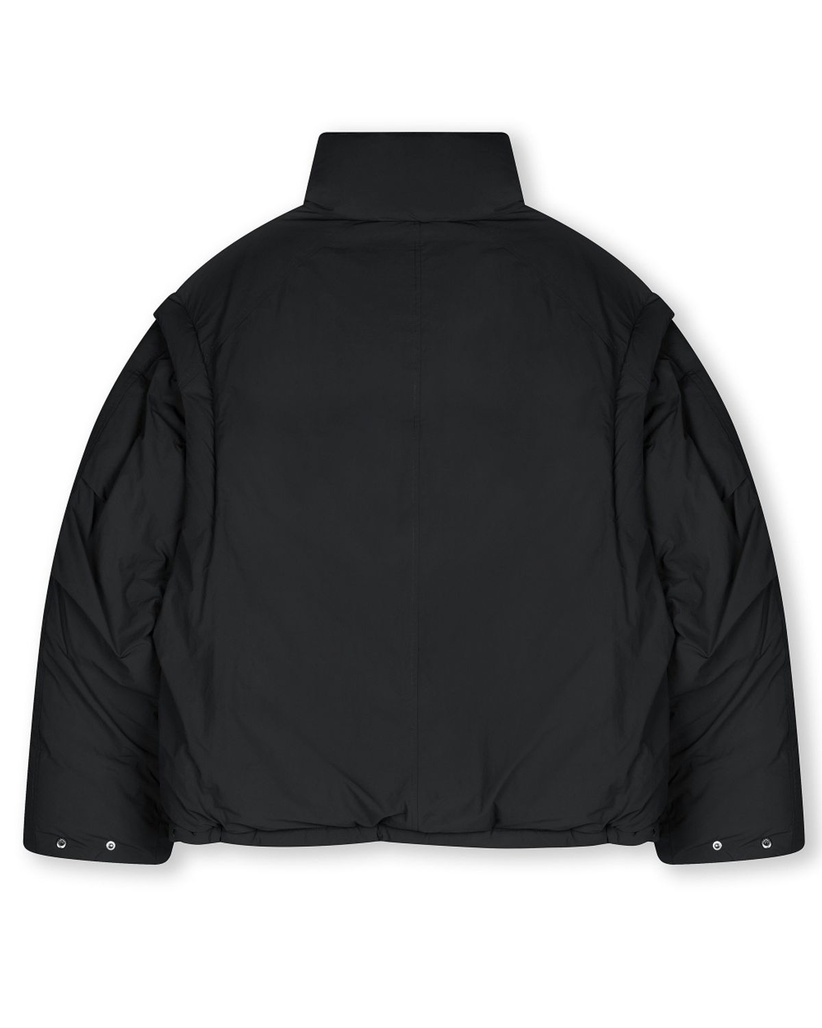 비슬로우(BESLOW) DETACHABLE MONSTER SHORT DOWN PARKA BLACK