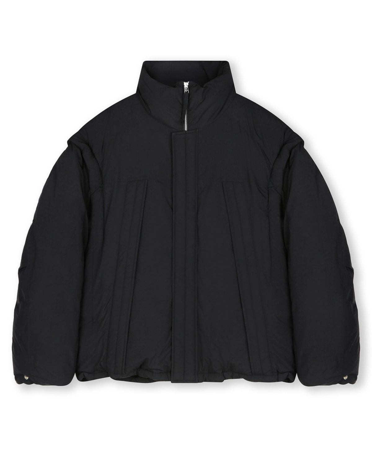 비슬로우(BESLOW) DETACHABLE MONSTER SHORT DOWN PARKA BLACK