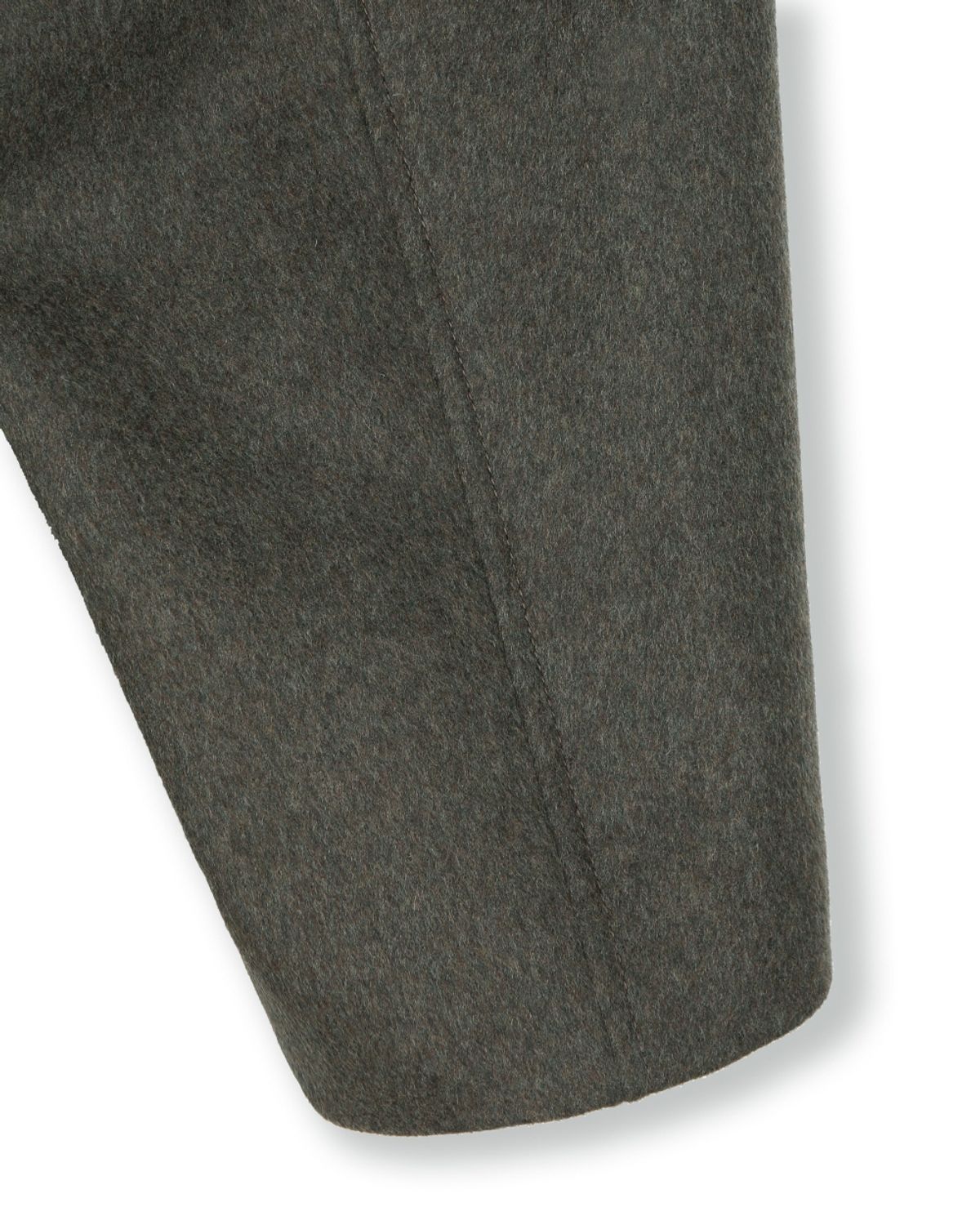 비슬로우(BESLOW) OVERSIZED CASHMERE DOUBLE BREASTED COAT DARK OLIVE