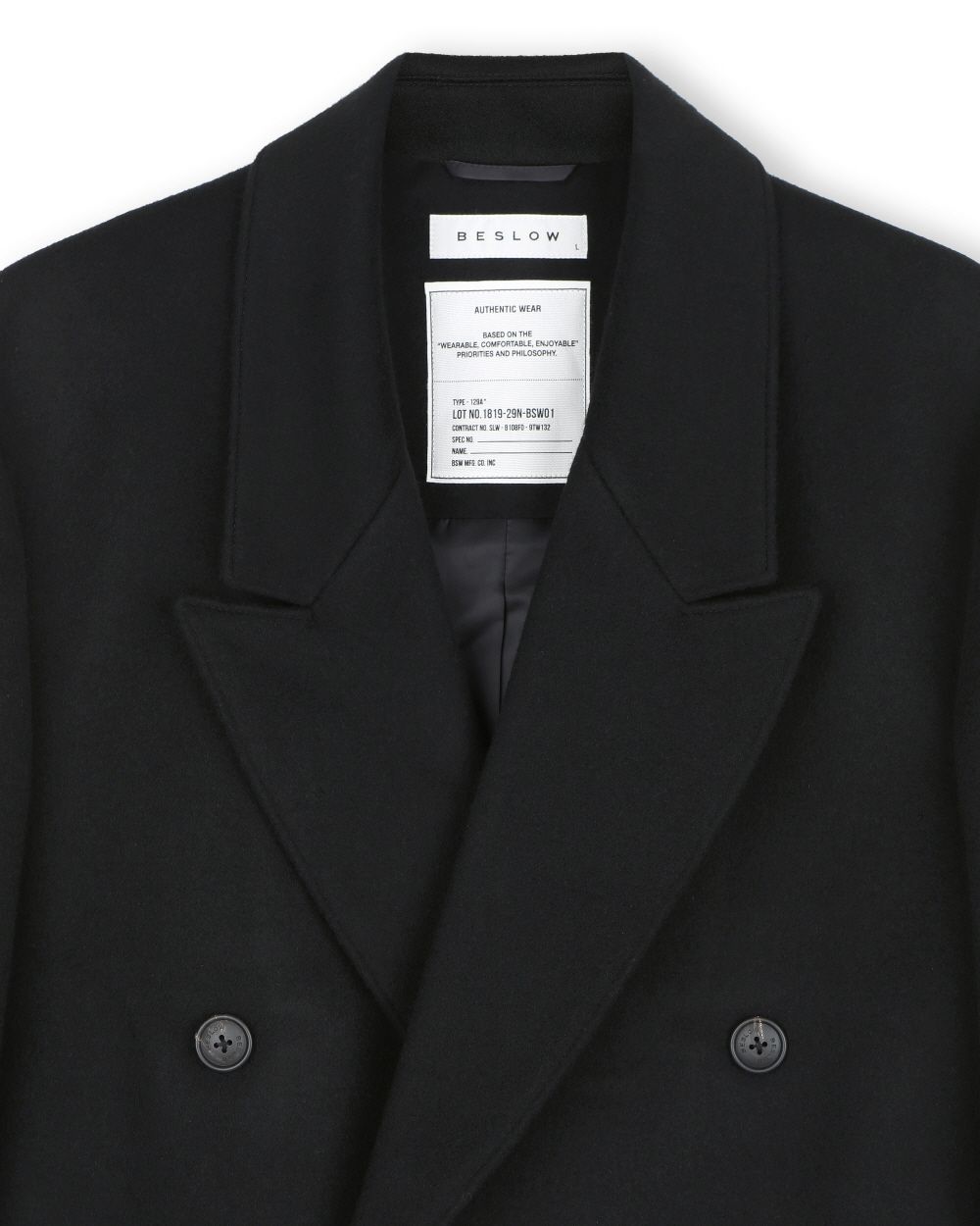 ジャケット・アウター superlong double botton cashmere coat MENS