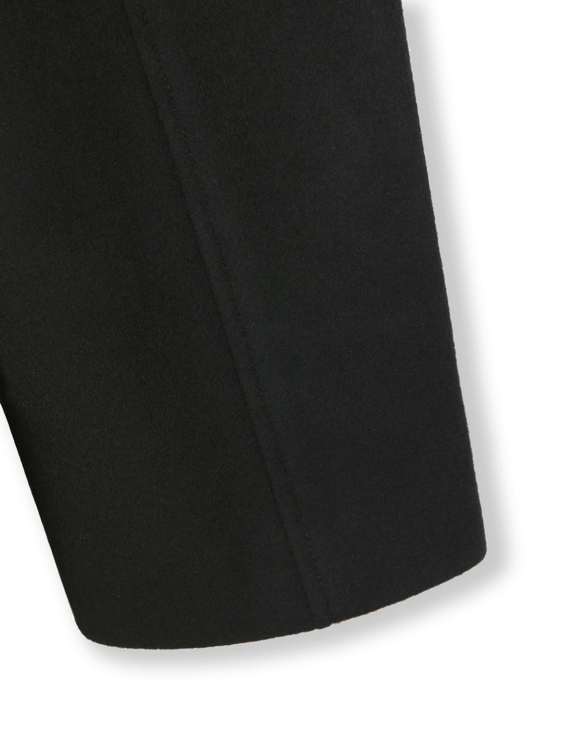 비슬로우(BESLOW) OVERSIZED CASHMERE DOUBLE BREASTED COAT BLACK