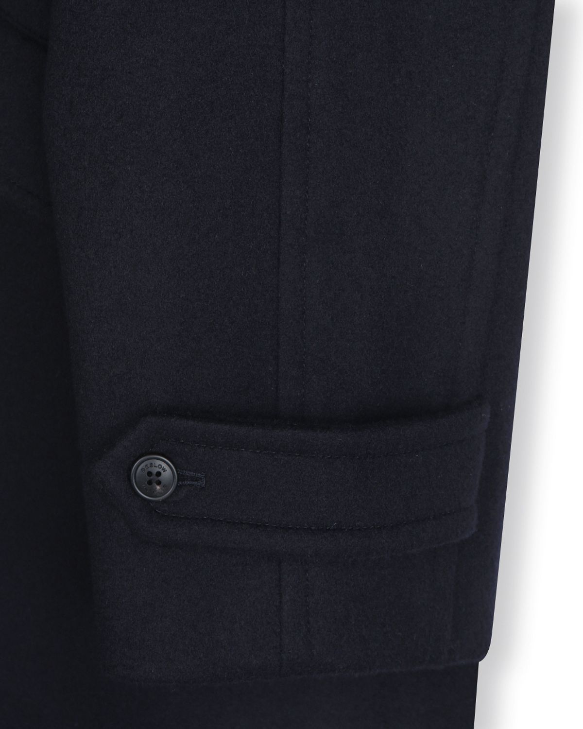비슬로우(BESLOW) OVERSIZED CASHMERE BALMACAAN COAT NAVY
