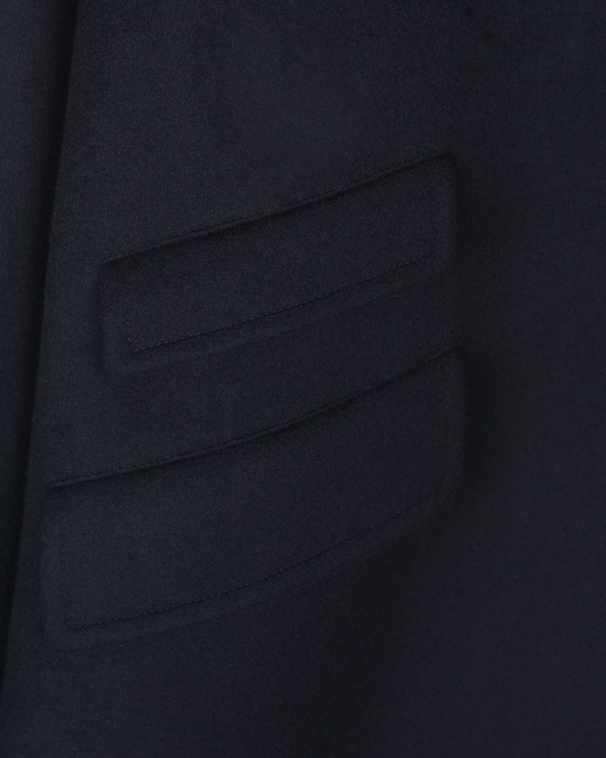비슬로우(BESLOW) OVERSIZED CASHMERE BALMACAAN COAT NAVY